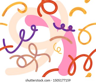 Twisted abstract seamless lines background