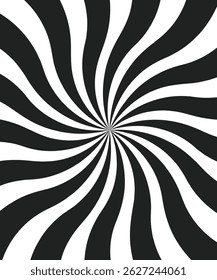 Twisted background. Spiral background. Abstract sunburst swirl background image. Abstract psychedelic spiral background.