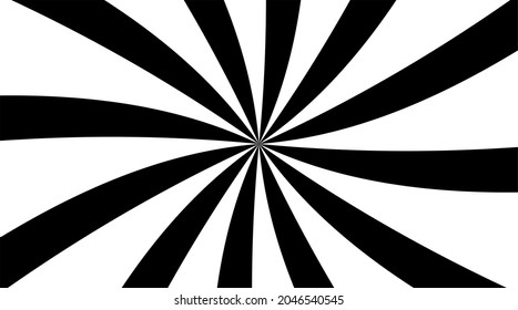 Twisted Black Vector Background On White Stock Vector (Royalty Free ...