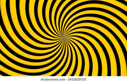 Twisted Black Yellow Background. Very suitable for poster backgrounds, pop up designs, and so on
