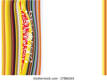 Twisted Color Columns Background.