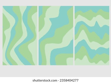 Twisted and distorted background.liquid groovy background. Psychedelic swirl, vector background. pastel corlor background.