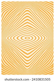 Twisted and distorted vector groovy hippie background. Waves, swirl, twirl pattern. Retro backgrounds in psychedelic style. Vector illustration