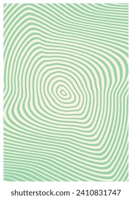 Twisted and distorted vector groovy hippie background. Waves, swirl, twirl pattern. Retro backgrounds in psychedelic style. Vector illustration