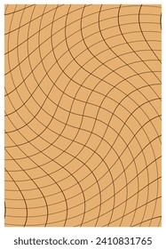 Twisted and distorted vector groovy hippie background. Waves, swirl, twirl pattern. Retro backgrounds in psychedelic style. Vector illustration