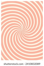 Twisted and distorted vector groovy hippie background. Waves, swirl, twirl pattern. Retro backgrounds in psychedelic style. Vector illustration