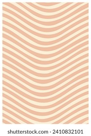 Twisted and distorted vector groovy hippie background. Waves, swirl, twirl pattern. Retro backgrounds in psychedelic style. Vector illustration