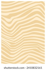 Twisted and distorted vector groovy hippie background. Waves, swirl, twirl pattern. Retro backgrounds in psychedelic style. Vector illustration