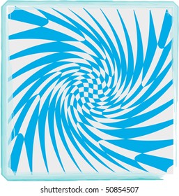 twisted finish flag