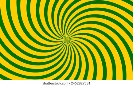 Twisted Green Yellow Background. Very suitable for poster backgrounds, pop up designs, and so on