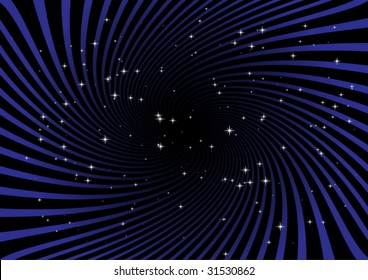 Twisted line art