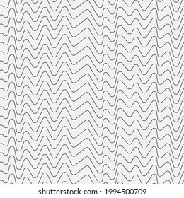 Twisted lines repeated. Vector relief stripes make seamless ornament.