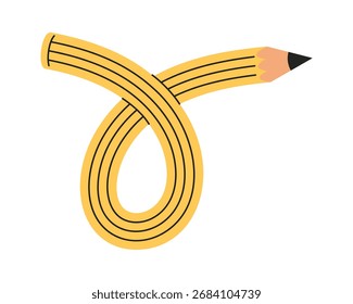 Trançado em forma de lápis de alça