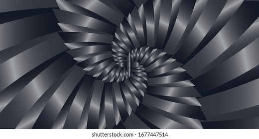 Twisted metal pattern. Abstract design.