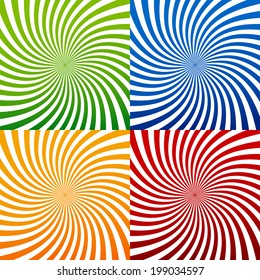 Twisted rays background.