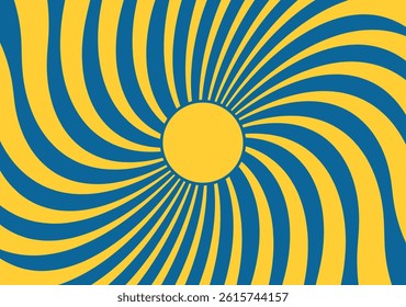 twisted retro burst background design eps vector file 