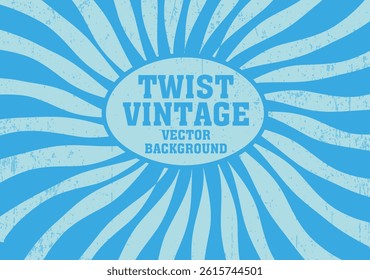 Twisted retro burst background design EPS vector file