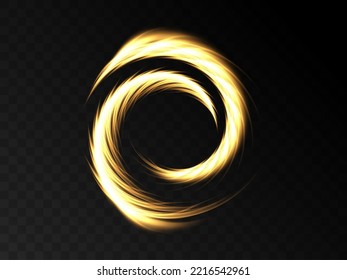 Twisted round light effect, suitable for product advertising, product design and other illustrations.