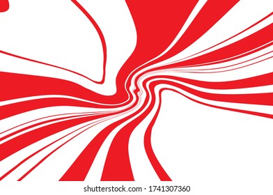 Twisted, swirling lines, stripes. Dynamic style. Digital image with a psychedelic stripes. Abstract explosion, motion lines from the middle, radiating sharp