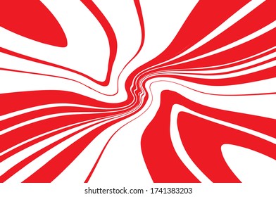 Twisted, swirling lines, stripes. Dynamic style. Digital image with a psychedelic stripes. Abstract explosion, motion lines from the middle, radiating sharp