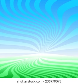 Twisted vector rays