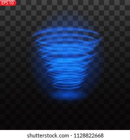 Twisted wind, strong tornado