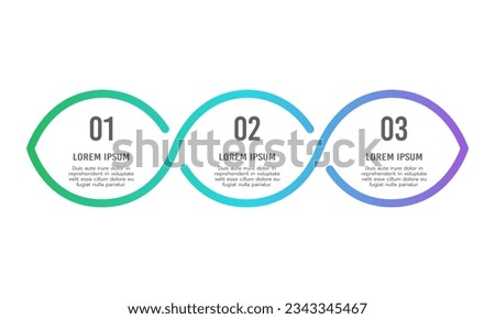 Twisted yarn infographic simple design template. Vector illustration.