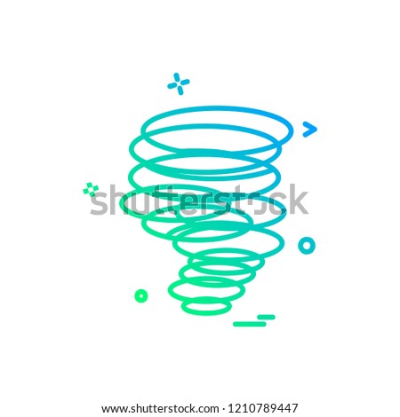 Twister icon design vector