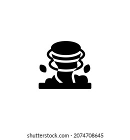 twister icon illustration vector graphic