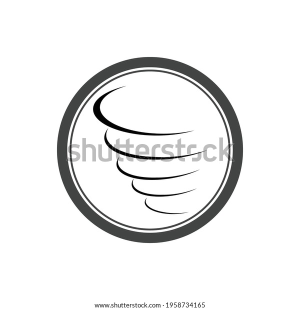 Twister Logo Symbol Vector Illustration Design Stock Vector Royalty