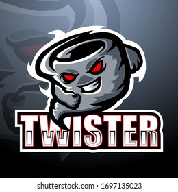 Twister Mascot Esport Logo Design