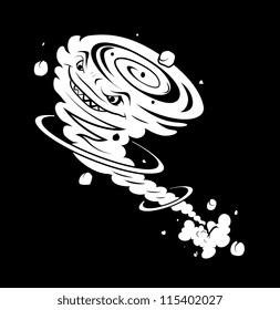 Twister Mascot Vector Character