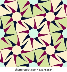 twister stars pattern, abstract seamless texture, vector art illustration