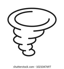 Twister storm symbol