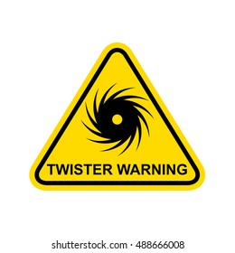 Twister warning Sign Vector