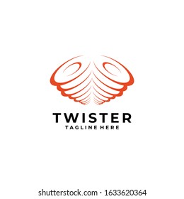 twisters logo icon vector isolated