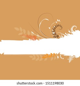 Twisting creeper, green background, banner