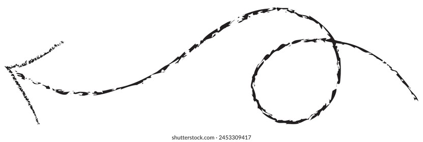  Twisting doodle arrow. Thin hand drawn icon. Line curved arrow.Line doodle arrow icon .hand drawn Arrows icons Set. arrow icon with various direction. eps 10