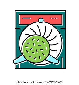 twisting tea color icon vector. twisting tea sign. isolated symbol illustration