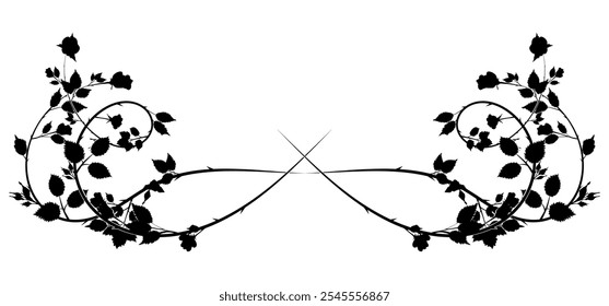 twisty decoration pattern rose weave. stock vector image