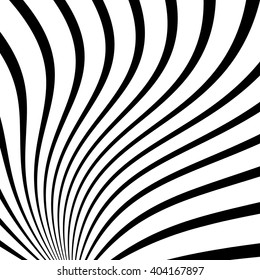 Twisty radiating lines. spiral, vortex converging, radial stripes with distortion