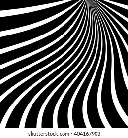 Twisty radiating lines. spiral, vortex converging, radial stripes with distortion