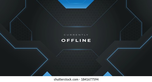 Twitch Currently Offline Background Design Template