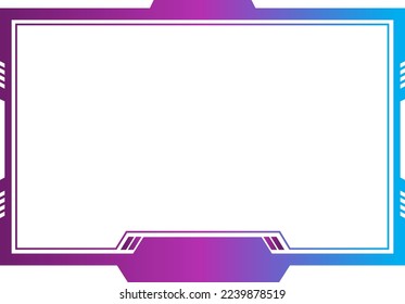 Twiter Live Stream Clipart Vector Border HD