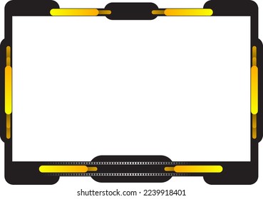 Twitt Live Stream Stylish Vector Border HD