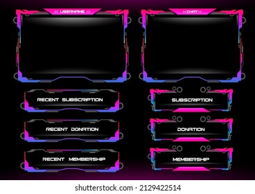 Twitch Streaming Overlay, Stream Overlay