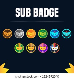 Twitch Sub Badge Design (sub Badge)