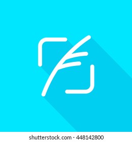 Twitter tweet icon, Twt sign, twit logo, UI element, twiter symbol, tweeter EPS, Material design background, Blue Wall, Social media images, tweety flat