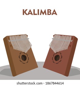 two 17 key kalimbas with different color 