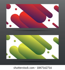 Two abstract backgrounds, vector image